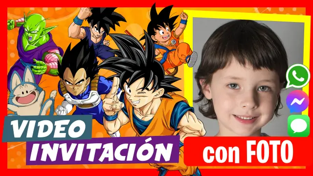 Video Invitación Dragon Ball Cumpleaños