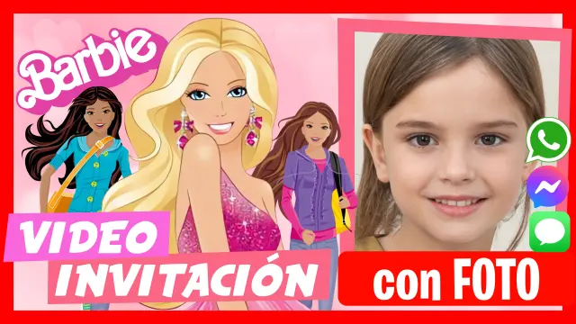 Hacer Video Invitación Barbie