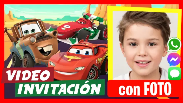 Video Invitación Cars Fiesta Cumpleaños