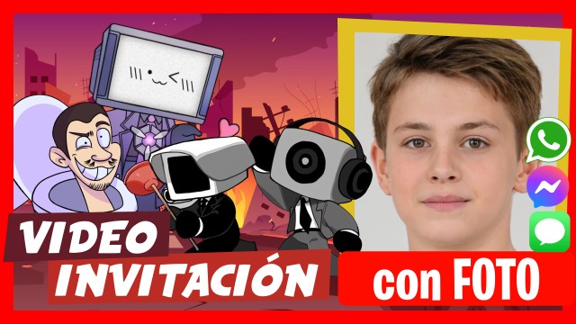 Invitación Whatsapp Skibidi Toilet