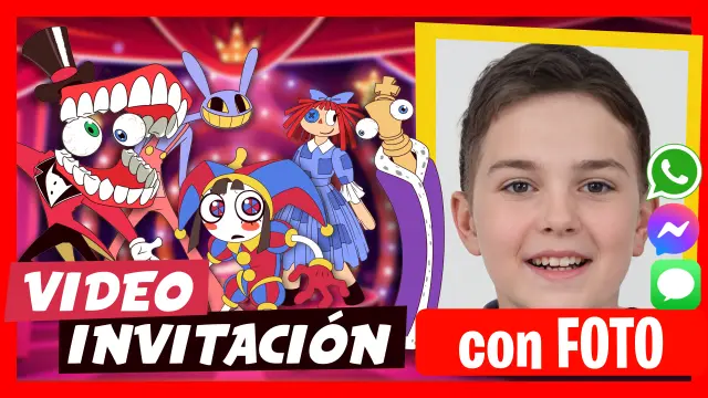 Hacer Video Invitación El Asombroso Circo Digital