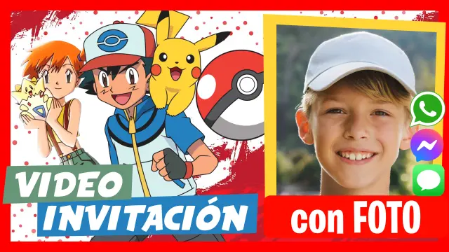 Hacer Video Invitación Pokemon