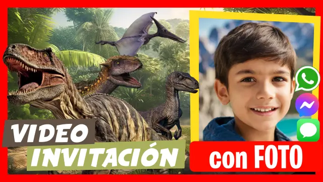 Hacer Video Invitación Mundo Jurásico Jurassic World