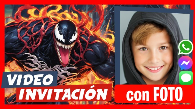 Invitación Whatsapp Venom