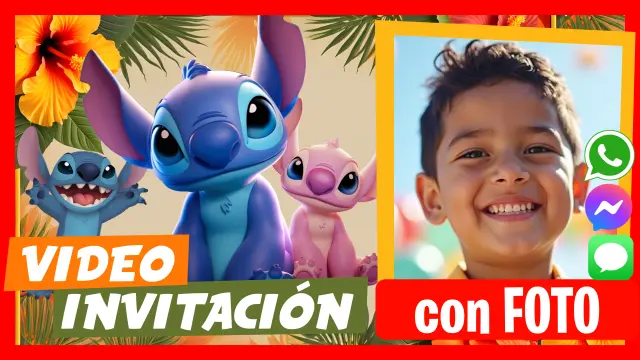 Hacer Video Invitación Stitch