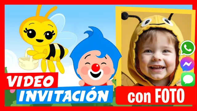 Hacer Video Invitación Abejita Chiquitita