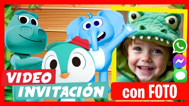 Invitación Whatsapp Canciones del Zoo