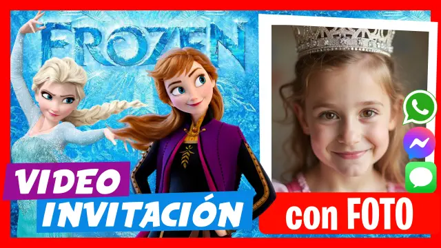 Hacer Video Invitación Frozen