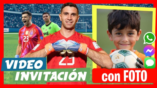 Invitación Whatsapp Emiliano Dibu Martinez 23