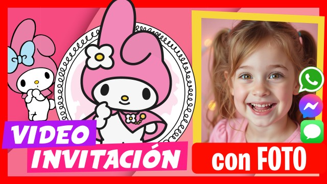 Invitación Whatsapp My Melody