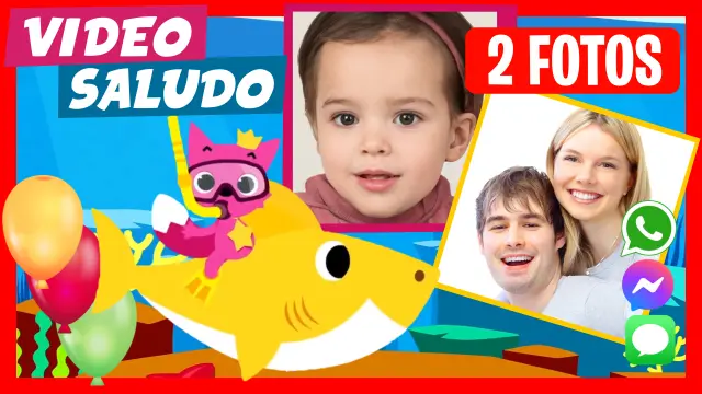 Video Saludo Personalizado de Baby Shark Cumpleaños Infantil