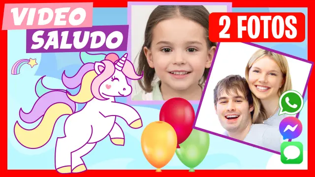 Video Saludo Personalizado de Unicornios