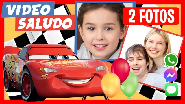 Video Saludo de Cumpleaños de Cars Rayo Mcquenn
