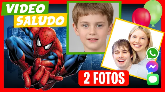 Saludo de Cumpleaños Hombre Araña