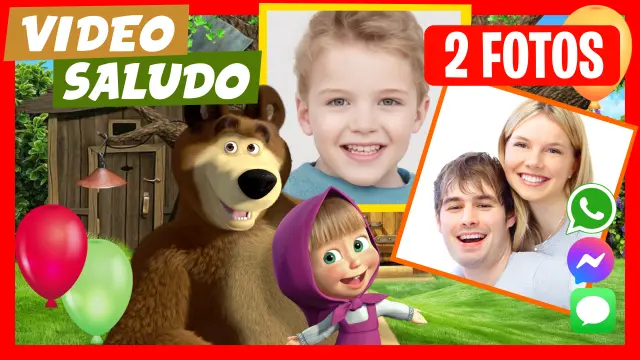Video Saludo Personalizado de Masha y el Oso