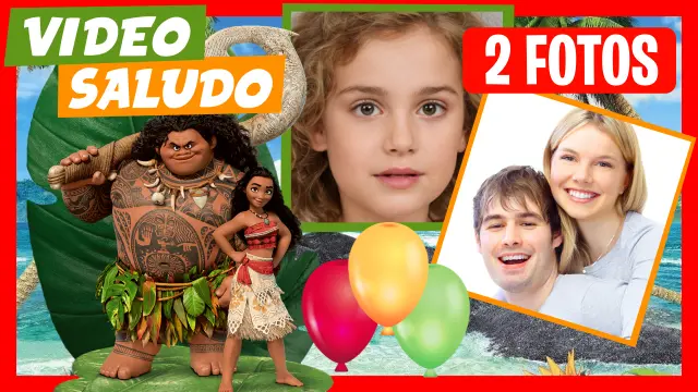 Saludo de Cumpleaños de Moana