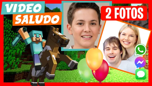 Video Saludo Personalizado de Minecraft