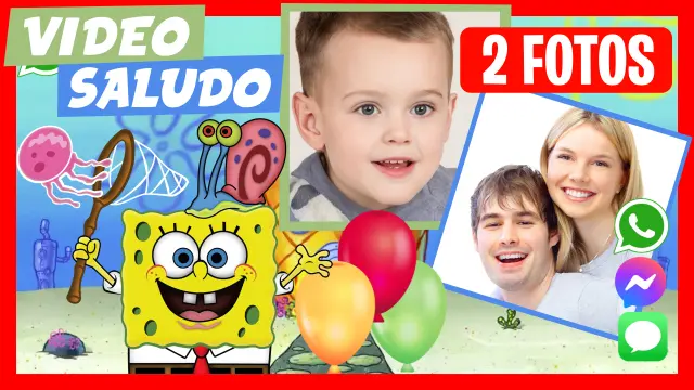Video Saludo Personalizado de Bob Esponja