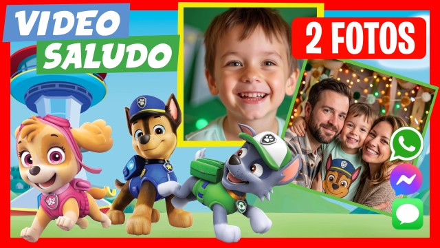 Saludo de Cumpleaños Whatsapp Paw Patrol Habla