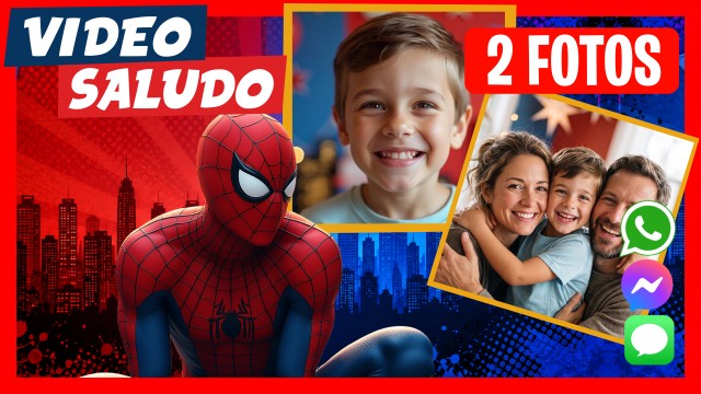 Saludo de Cumpleaños Whatsapp Spiderman Habla