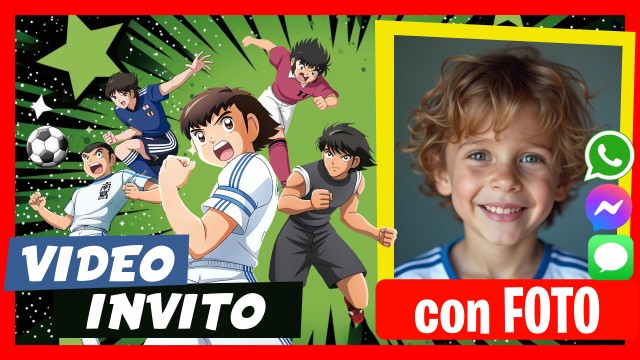 Invito Whatsapp Holly e Benji Captain Tsubasa