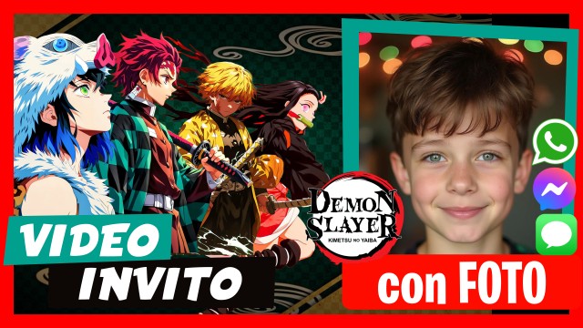 Invito Whatsapp Demon Slayer Kimetsu no Yaiba