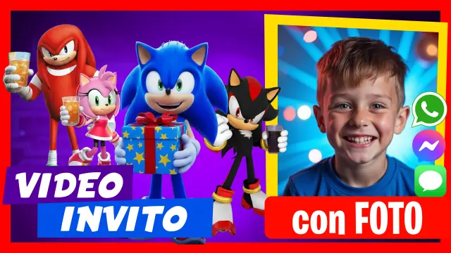 Fare Video Invito Sonic