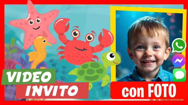 Fare Video Invito Animali Marini