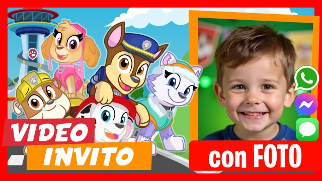 Invito Whatsapp Paw Patrol Compleanno