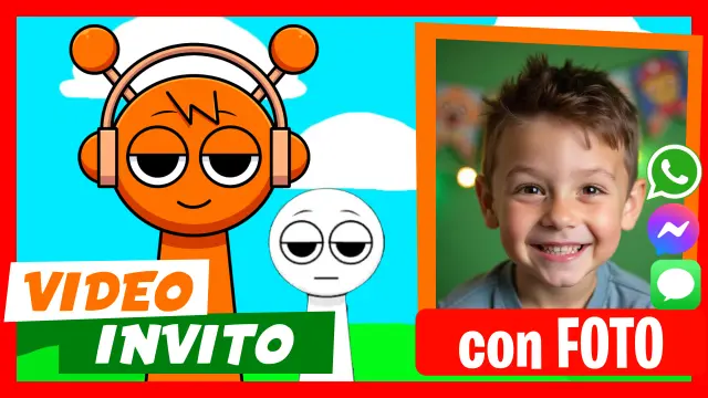 Invito digitale di Sprunki per WhatsApp