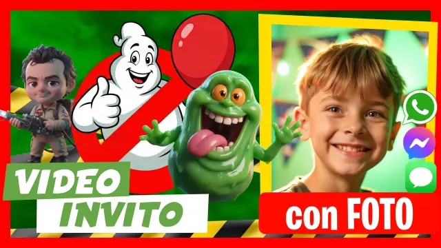 Fare Video Invito Ghostbusters