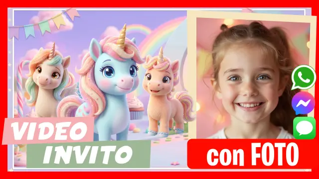 Fare Video Invito Unicorno