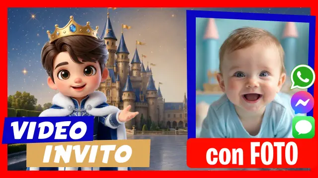 Video Invito Principe Festa di Compleanno