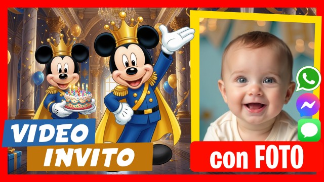 Invito Whatsapp Topolino Re