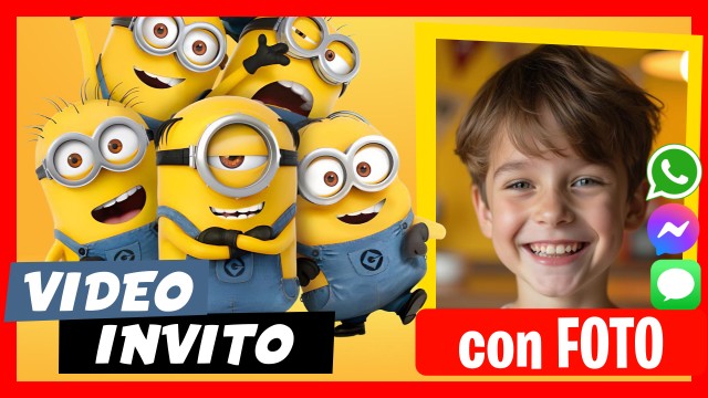 Invito Whatsapp Minions Parlano