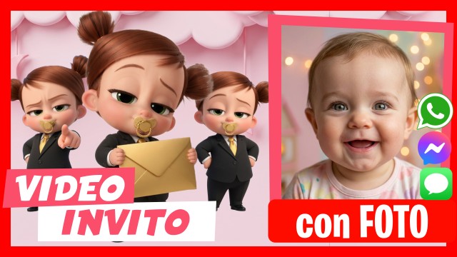 Invito Whatsapp Baby Boss Girl Parla