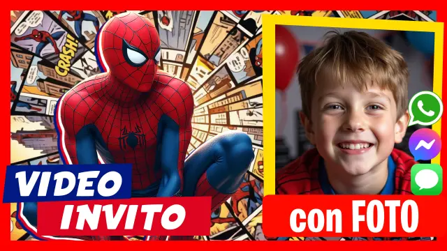 Fare Video Invito Spider-Man