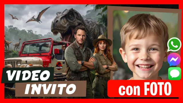 Fare Video Invito Jurassic World