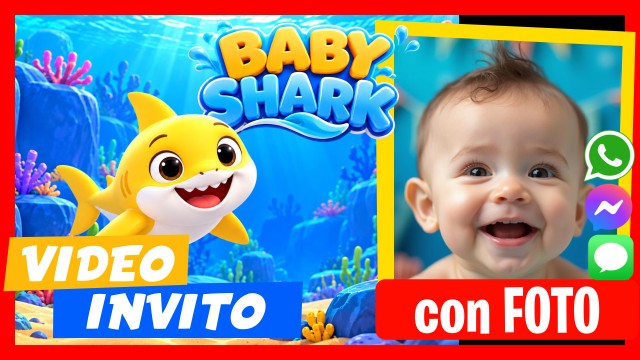 Invito Whatsapp Baby Shark Parla