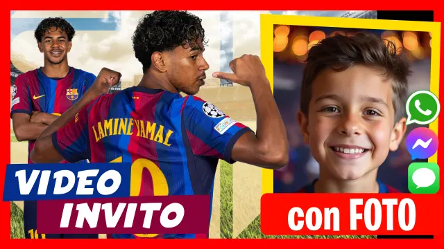 Fare Video Invito Lamine Yamal