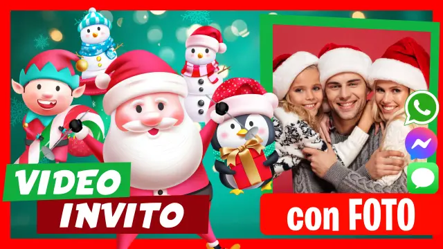 Fare Video Invito Natale Capodanno