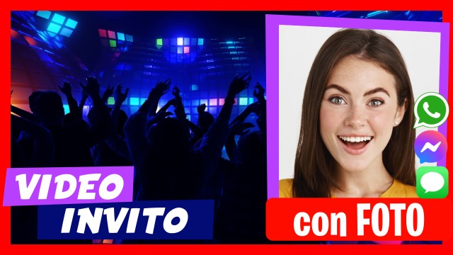 Invito Whatsapp Neon Glow Party