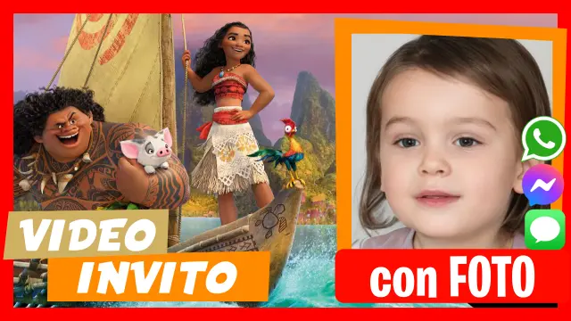 Invito video digitale di Moana Oceania