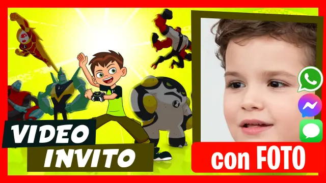 Ben10 - Scopri i nostri video inviti personalizzati.