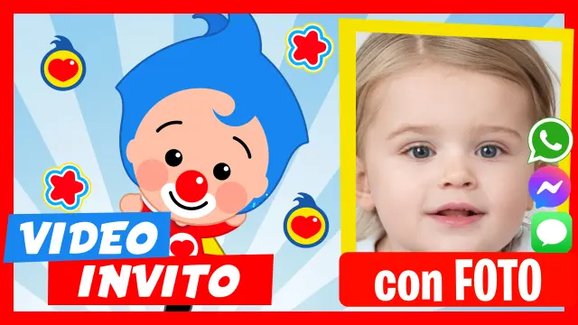 Video Invito Personalizzato di Plim Plim Compleanno per Bambini