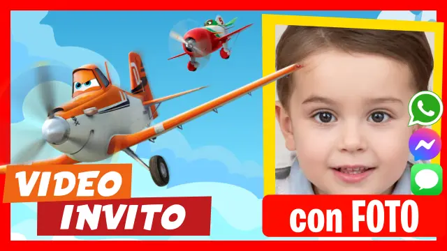 Aerei - Scopri i nostri video inviti personalizzati.