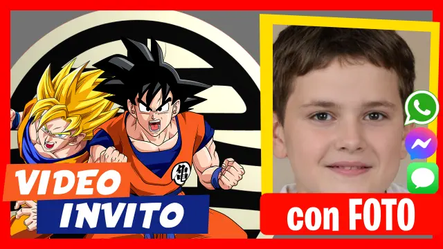 Invito a tema Dragon Ball