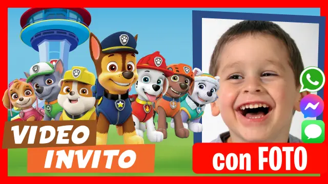 Invito in Video di La Squadra dei Cuccioli Compleanno