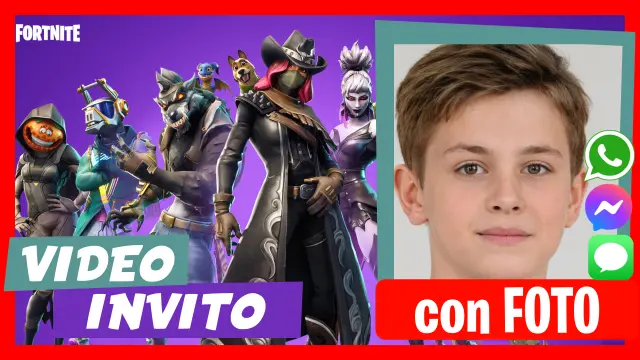 Invito in Video di Fortnite Compleanno