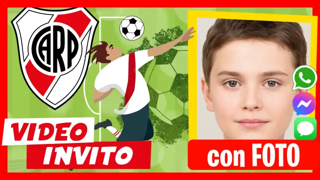 Video di invito alla festa di compleanno del River Plate Football